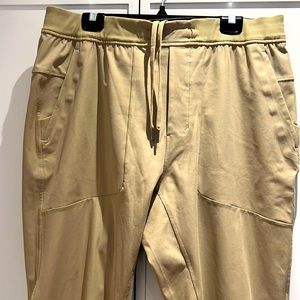 Lululemon ABC joggers 31, tan